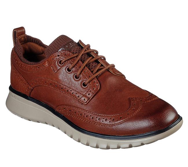 Zapatos Sin Cordones Skechers Hombre - Neo Casual Marrones TFMZU1846